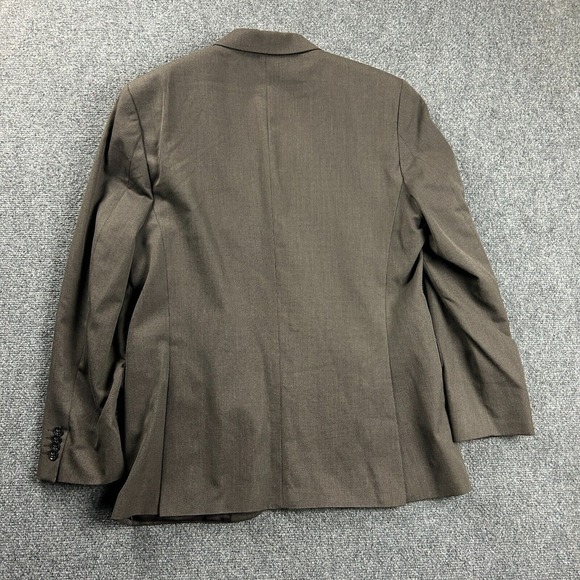 Banana Republic Blazer Mens 40S‎ Brown Suit Jacket Polyester Blend Adults - Picture 3 of 10